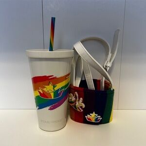 STARBUCKS - Love Rainbow SS Tumbler with Sleeve